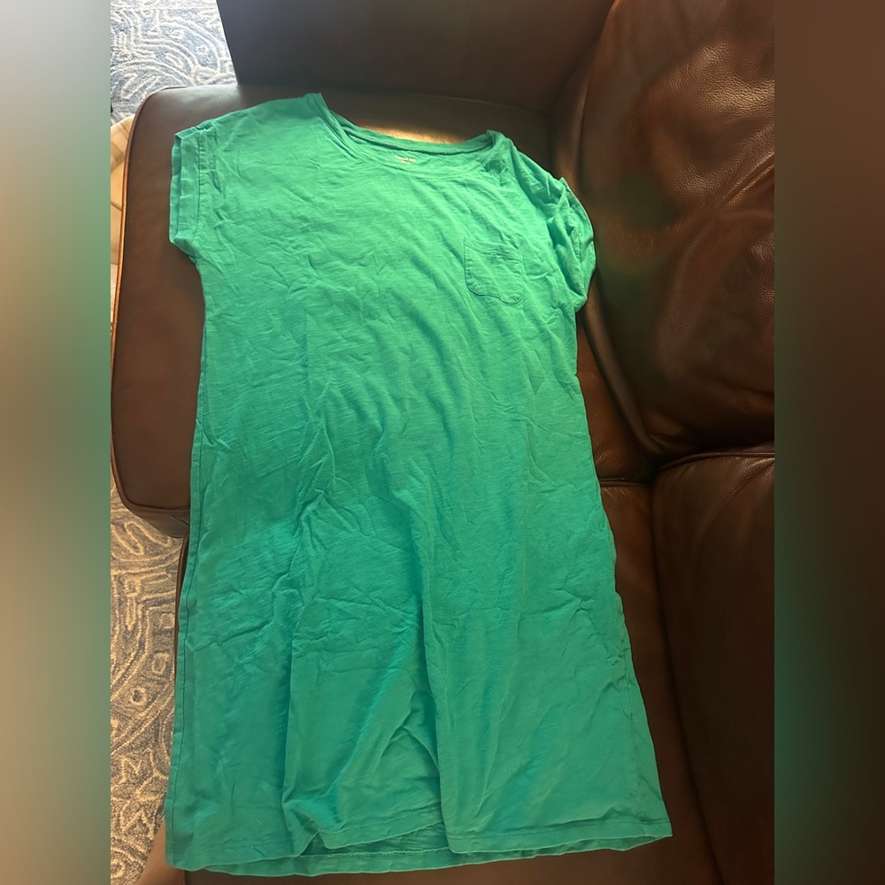 Garnet Hill Green Casual Dress